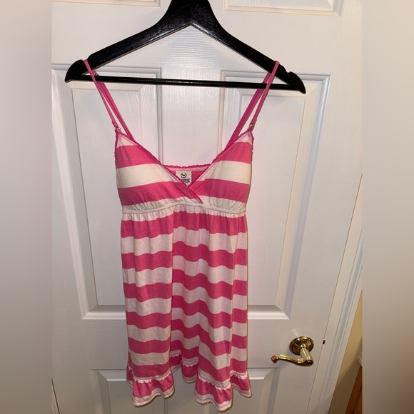 PINK Victoria's Secret Dresses & Skirts - Pink and White Striped Dress